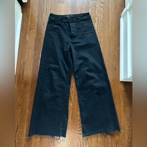 Zara Marine Straight Black Jeans